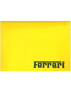 Brochure Ferrari 447/86 1.5M/9/86 - Rapports d'entreprise 1986 (Français) | Brochure Ferrari 010 - 1.5M/9/86 |