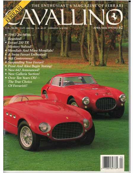 Cavallino Magazine issue 62 - Ferrari 348 | Cavallino 62 |