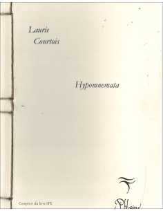 Livre Hypomnemata De Laurie Courtois 9791096199068