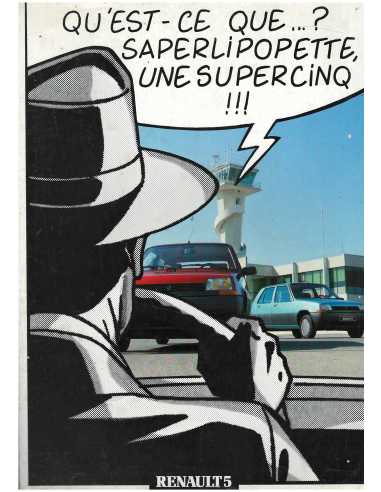 Brochure RENAULT Supercinq (1985) Français | REN08 |