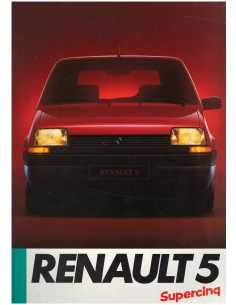 Brochure RENAULT 5 Supercinq TSE (1985) | REN09 |