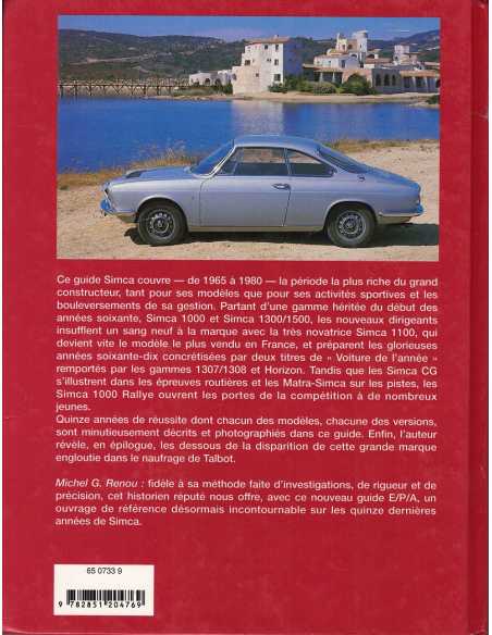GUIDE SIMCA Tous les modèles de 1965 à 1980 / EPA | 9782851204769 |