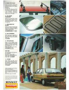 Brochure Renault 11 (1986) + Brochures Accessoires | REN11 | 2