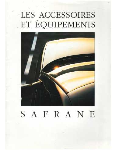 Catalogue Renault Safrane Accessoires et équipements (1992) | REN11 |