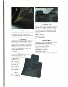 Catalogue Renault Safrane Accessoires et équipements (1992) | REN11 | 2