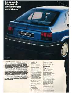 Catalogue Gamme Renault (1989) Inclus Alpine V6 | REN16 | 2