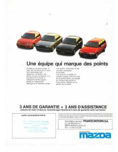 Catalogue MAZDA 323 Break (Français) 1990 | MAZ04 | 2
