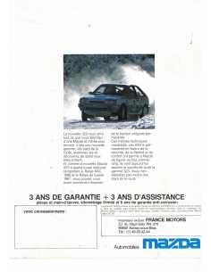 Catalogue MAZDA 323 Berline (Français) 1987 | MAZ05 | 2