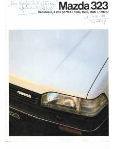 Catalogue MAZDA 323 Berline (Français) 1987 | MAZ05 |