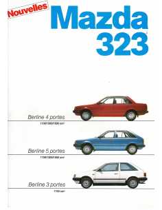 Dépliant Nouvelle MAZDA 323 (Français) 1985 | MAZ10 |