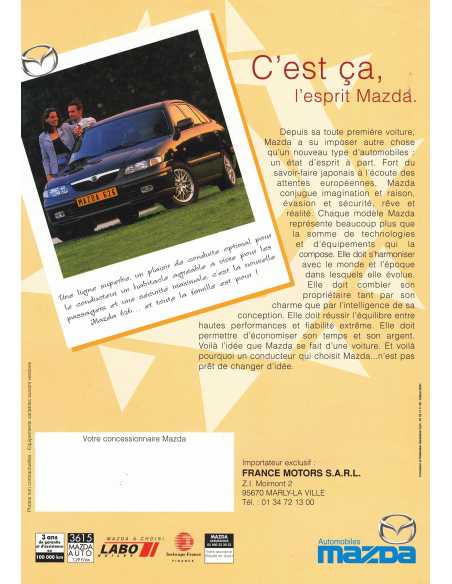 Dépliant Nouvelle MAZDA 626 (Français) 1997 | MAZ12 |