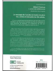 Albert Camus, L'union des différences | 9782491429164 | 2