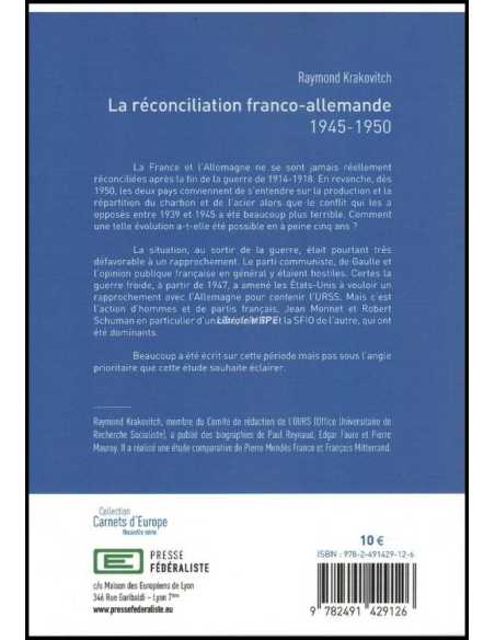 La réconciliation franco-allemande 1945-1950 | 9782491429126 |