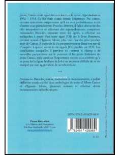 Souffrant et fumeur, Albert Camus derrière le pseudonyme Job ? | 9782491429089 | 2