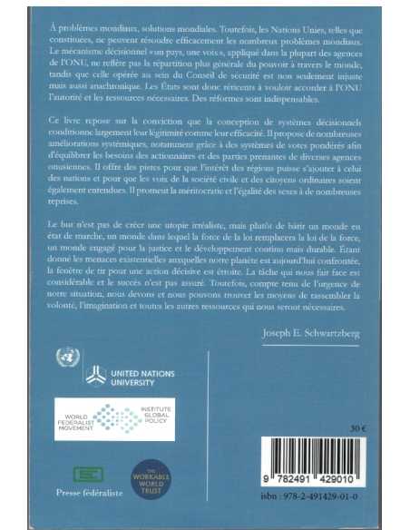 Transformer le système des Nations Unies pour un monde plus fonctionnel | 9782491429010 |