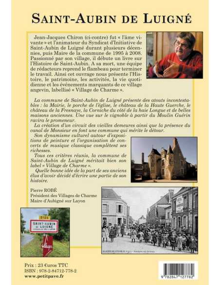 Saint-Aubin de Luigné, au fil du temps De Jean-Jacques Chiron Ed. Petit Pavé | 9782847127782 |
