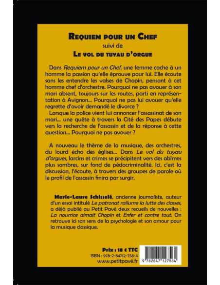 Requiem pour un Chef De Marie-Laure Schisselé Ed. Petit Pavé | 9782847127584 |