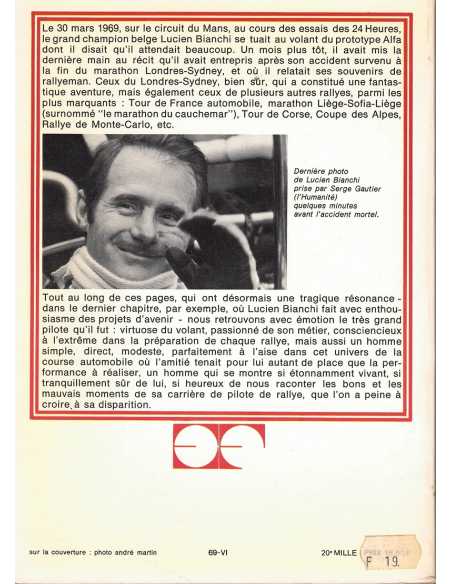 LUCIEN BIANCHI - Mes rallyes | BIANCHI |