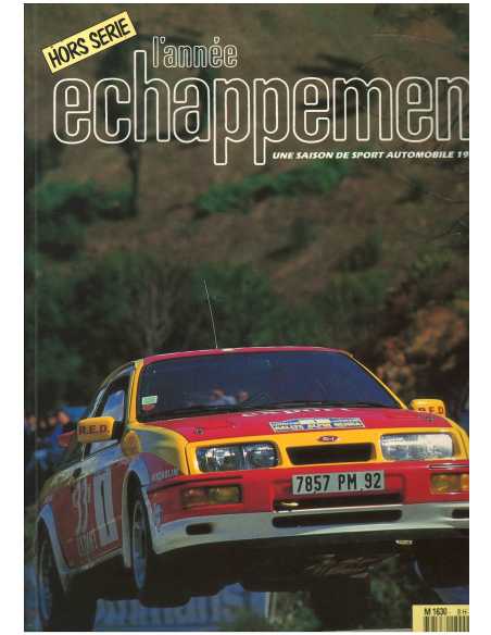 L'année échappement 1987-1988 - Hors série N°8 (Couv. Souple) | 9782905978028 |