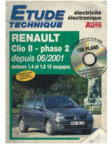 Revue Technique Electrique Renault Clio II 1.4 et 1.6 Depuis 06/2001 | AUTO VOLT 805 |