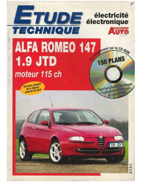 Revue Technique Electrique ALFA ROMEO 147 1.9 JTD 115 ch | AUTO VOLT 807 |