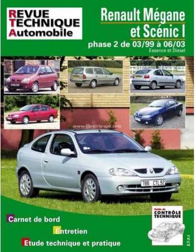 REVUE TECHNIQUE RENAULT MEGANE ET SCENIC 1 PHASE 2 (1999 à 2003) - RTA 120 | 9782726812013 |