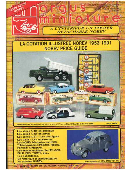 Argus de la miniature N°129 «Hors-série 2- NOREV 1953-1991 - Octobre 1990 » | ARGUS MINIATURES 129 |