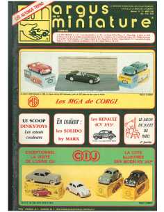 Argus de la miniature N°123 « Renault 4cv 1950 - Mars 1990» | ARGUS MINIATURES 123 |