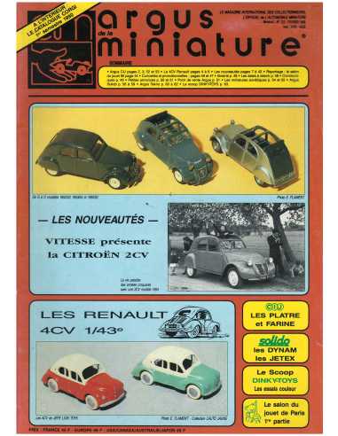 Argus de la miniature N°122 « 4cv Renault - Fev 1990» | ARGUS MINIATURES 122 |