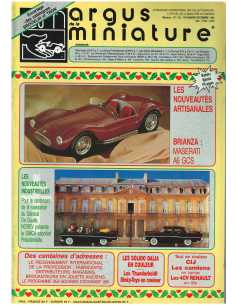Argus de la miniature N°130 «Maserati A6 GCS Brianza - Nov/Déc 1990» | ARGUS MINIATURES 130 |