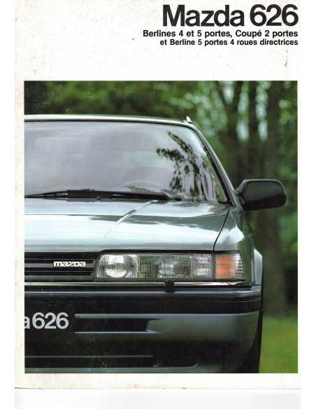 Brochure MAZDA 626 Berlines roues directrices (1988) | MAZ23 |