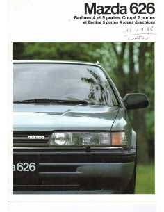 Brochure MAZDA 626 Berlines roues directrices (1987) | MAZ24 |