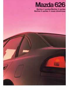 Brochure MAZDA 626 Berlines roues directrices (01/1992) | MAZ25 |