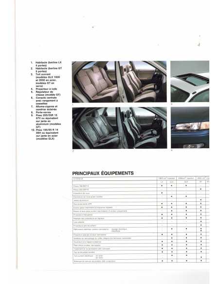 Brochure MAZDA 626 Berlines roues directrices (07/1993) | MAZ26 |