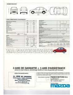 Brochure MAZDA 121 (1991) | MAZ31 | 2