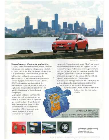 Brochure MAZDA 323 1.5 DACT 16v (1999) | MAZ37 |