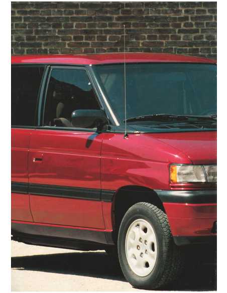 Brochure MAZDA MPV 3.0i V6 (1996) | MAZ39 |