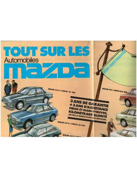 Affiche Tout sur les MAZDA (30 Modèles) | MAZ42 |