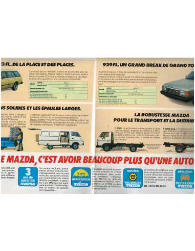 Affiche Tout sur les MAZDA (30 Modèles) | MAZ42 |