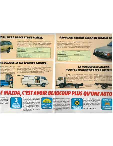 Affiche Tout sur les MAZDA (30 Modèles) | MAZ42 |
