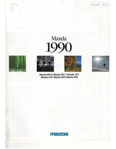 Brochure Gamme MAZDA 1990 | MAZ43 |