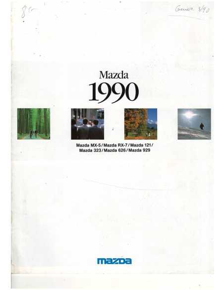 Brochure Gamme MAZDA 1990 | MAZ43 |