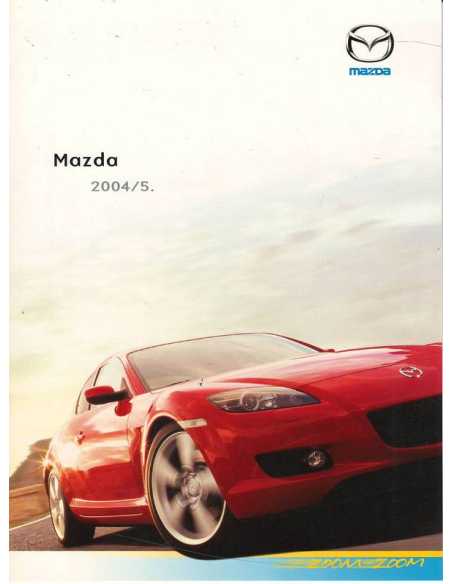 Dépliant Gamme MAZDA 2004 | MAZ46 |