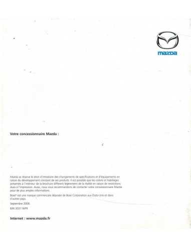 Brochure Gamme MAZDA 2006 | MAZ47 |