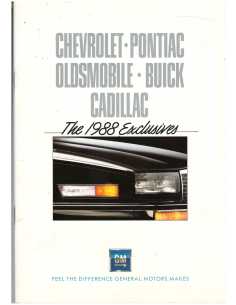Brochure General Motors Gamme 1988 Belines (Français) | BUI09 |