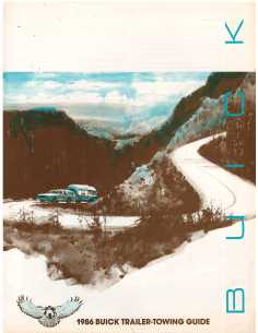 Brochure Buick Traiker-rowing Guide 1986 | BUI10 |