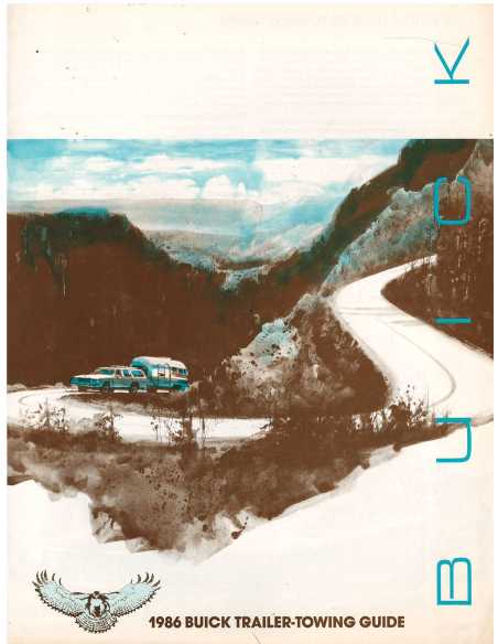 Brochure Buick Traiker-rowing Guide 1986 | BUI10 |