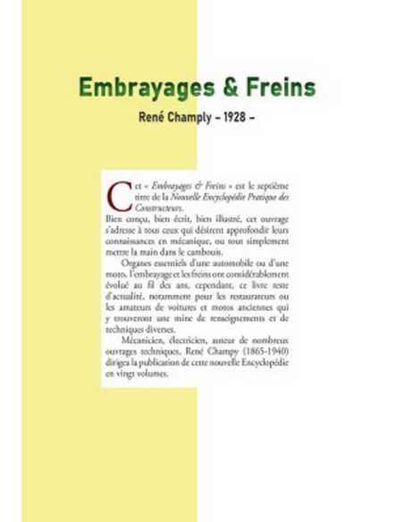 Embrayages et freins | 9782369651765 |