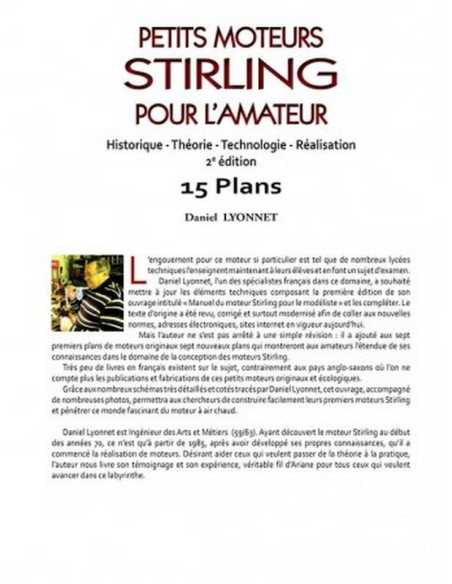 Petits moteurs Stirling pour l'amateur | 9782369650843 |