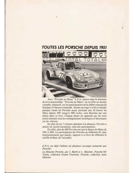 Porsche au Mans - Toutes les Porsche depuis 1951 | 9782851201805 |